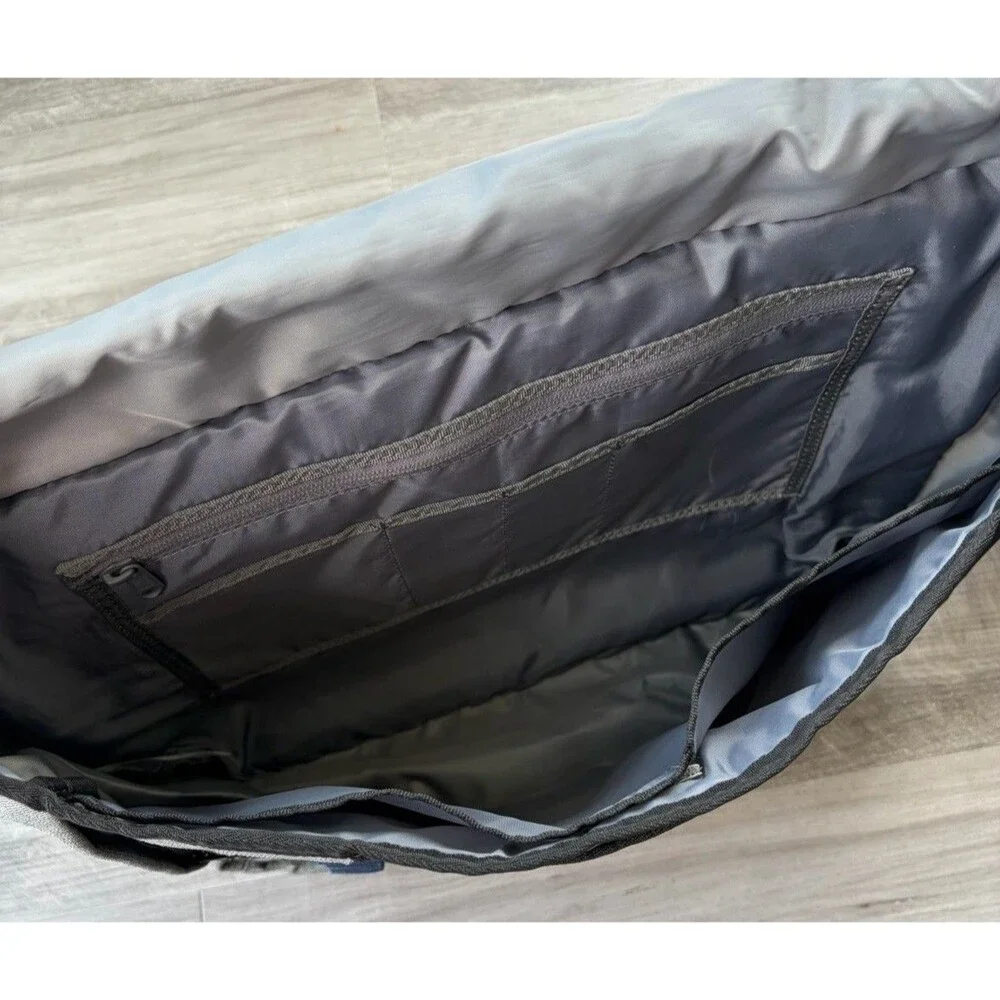 Timbuk2 Command Messenger Bag Gray Blue Laptop 13x17